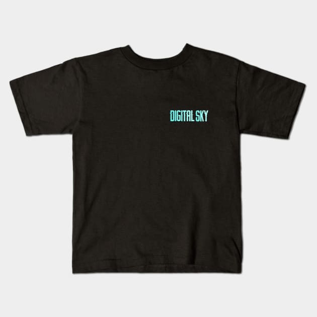 Digital Sky (Small Logo) Kids T-Shirt by DigitalSky